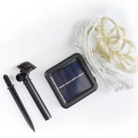 1 Pack De Luces Solares Para Cortina 300 LED 8 Modos Impermeable IP44 Decoración De Jardín Y Pared Para Navidad 9.8x9.8 Pies - details 4