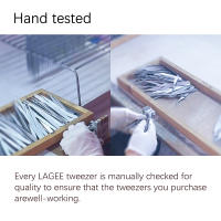 Aguja Para Pestañas LAGEE De Acero Inoxidable 420 Con Agarre De Diamante De Lujo Precisión En Volumen Para Maquillaje De Cejas - details 10