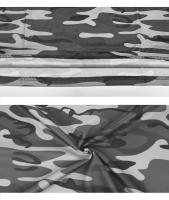 Camiseta De Hombre De Talla Grande Con Manga Corta En Negro Y Malla Fitness Camuflaje Ropa De Gimnasio Suelta Y Confortable Para Verano - details 12