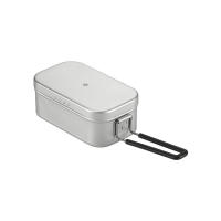 Caja De Almuerzo Campingmoon Plegable De Aluminio 650ml / 1300ml Con Mango Para Camping Picnic Contenedor Bento De Acampar - details 6