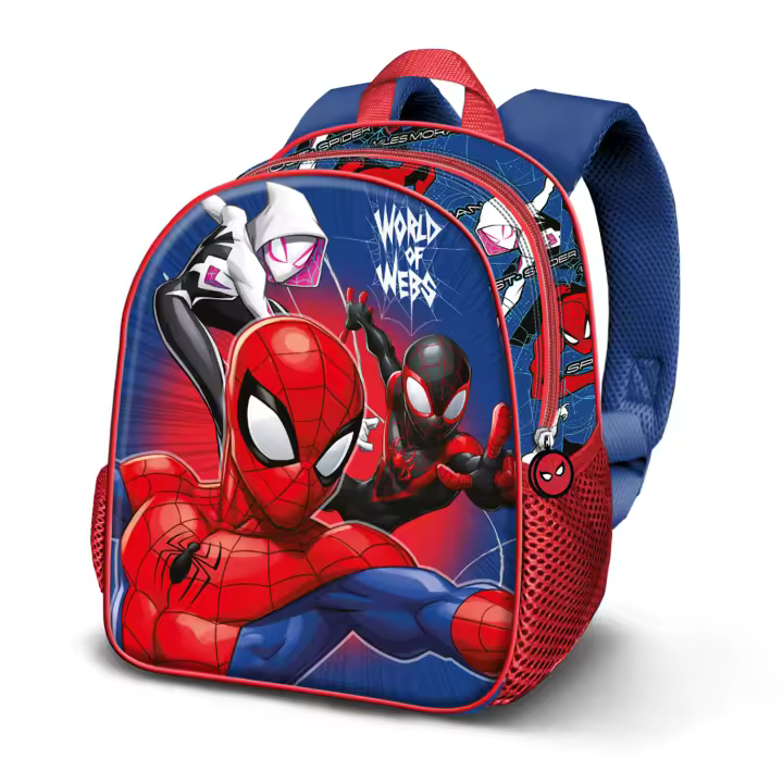 Marvel Spiderman Word Mochila Basic, Azul - 1
