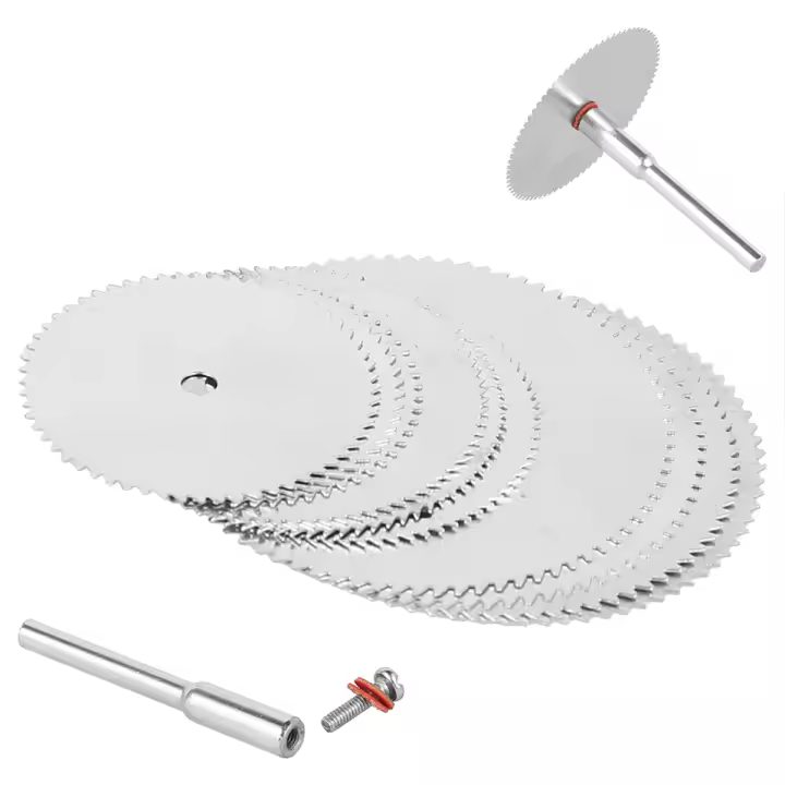 Discos De Corte Para Herramienta Dremel Mini 11-60pcs Hojas De Sierra HSS Para Rotación Accesorios De Madera Y Metal - 1
