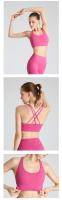 Sujetador De Yoga Para Mujer Deporte Fitness Ciclismo Transpirable Secado Rápido Cross Back De Alta Calidad - details 1