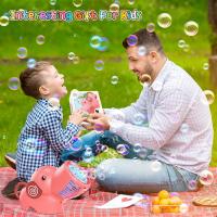Pistola De Burbujas Portátil Para Niños Y Niñas Máquina De Burbujas De Jabón Eléctrica Para Fiestas Al Aire Libre Regalo Para Niños - details 13