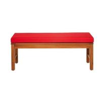 Banco para Exteriores Amazonaware con Acolchado, Color Rojo, Madera de Acacia, Acabado Natural, 102 kg de Capacidad de Carga - details 2