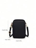 Bolso Bandolera De Moda Y Descanso Con Funda Para Móvil Monedero Vertical Para Viajes Regreso a La Escuela Unisex - details 3