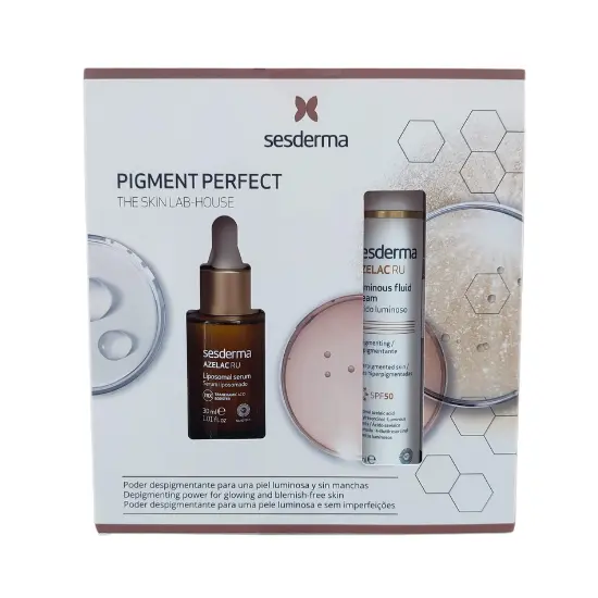 SESDERMA PROMO DESPIG. SERUM LIPOSOMADO AZELAC RU 30ML + FLUIDO LUMINOSO SPF50 5 - 1