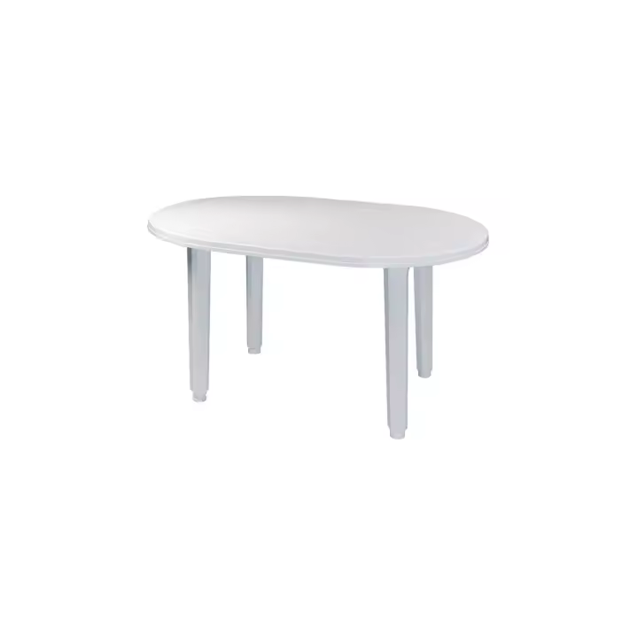 MESA JARDIN OVAL RESINA 130 x 90 cm BLANCO EHLIS DE SUINPLAS DECORACIONES - 1