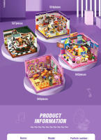 Mini Puzzle 3D De Calle Ciudad Con Café Tienda De Pelucas Y Salón De Belleza Bloques Creativos Para Decoración De Habitación Juguetes Para Niños Regalo De Cumpleaños Para Amigos - details 16