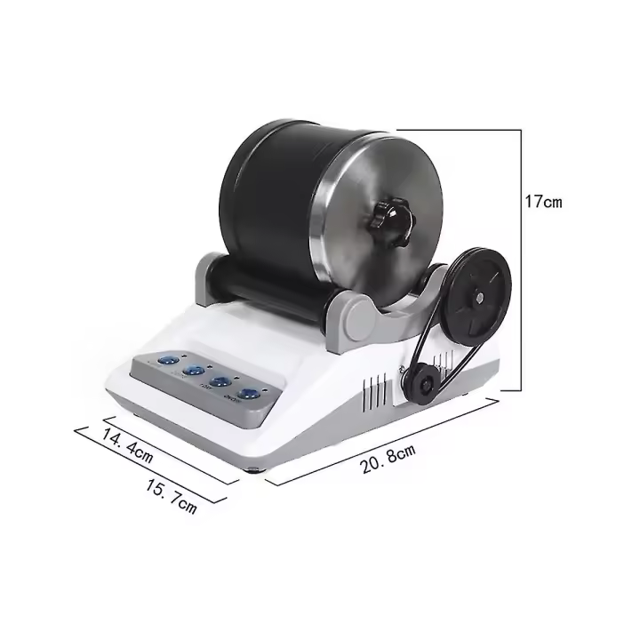 Kit de pulidora de piedras de 220 V, juguete eléctrico para bricolaje con piedras preciosas ásperas y granos pulidos para adultos - 1