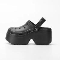 Sandalias De Tacones Altos Para Mujer Verano 2024 Cerradas Plataforma Gruesa Antideslizante Tacón Alto Con Plataforma 3-5cm Suela Gruesa Sandalias De Plataforma Gruesa Para Mujer - details 4