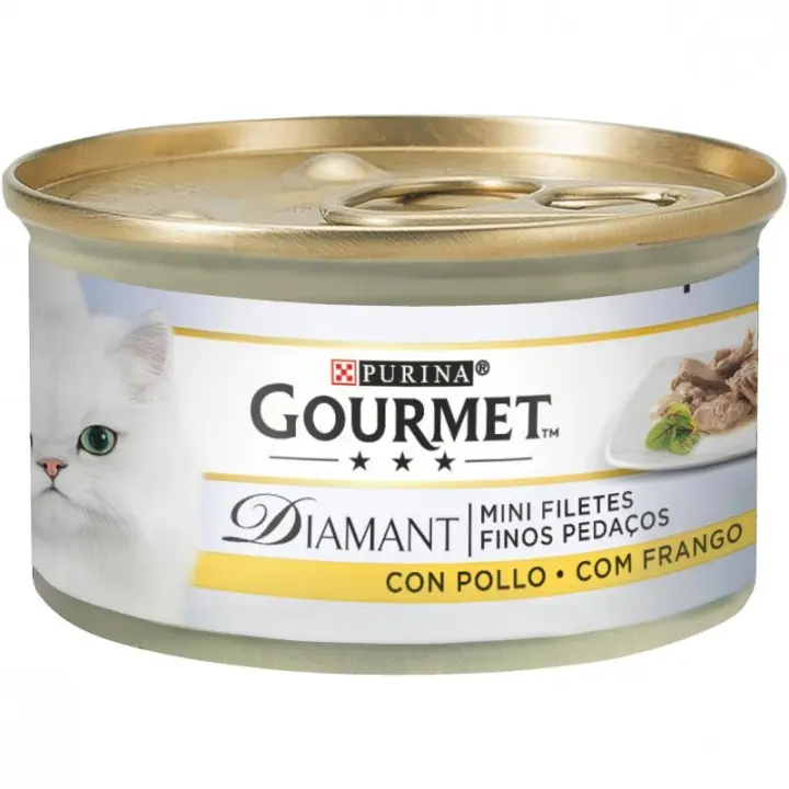 Gourmet Diamant Finas Lonchas con Pollo - 24 unidades x 85 gr - 1