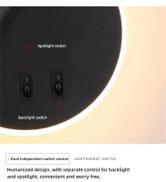 Lámpara De Lectura Nórdica Minimalista Con Puerto USB Y Ángulo Ajustable Para Dormitorio Y Hotel Decoración De Pared Con Luz LED Duradera - details 9