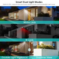 Cámara IP WIFI 8MP Exterior Protección Grabadora Vigilancia PTZ Lente Doble 4MP 2.8-12mm 4x Zoom Color Noche Para Seguridad Doméstica Y Exterior - details 6