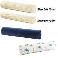 Almohada De Látex Natural Thai Para Dormir De Lado 86-90% Relajante Cilindro Para Mujeres Embarazadas Adultos Y Niños Cama Suave Y Confortable - details 3