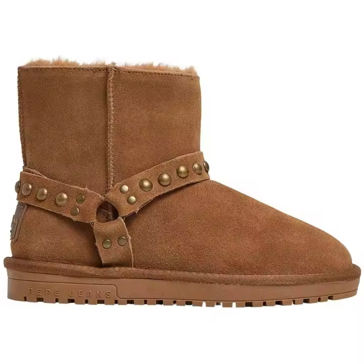 Botas Pepe Jeans Diss Biker para mujer en color marron - 1