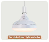 Ventilador De Techo LED IRALAN Con Plumas Retráctiles Y Control Remoto Luz Invisible Para Dormitorio Estilo Moderno Y Sencillo - details 14