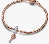PANDORA Moments en Plata esterlina con Baño de dos tonos (only Colgante, Cadena no incluida) - details 14