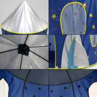 Carpa De Juguete Para Niños Casa De Juegos Con Estuche Portátil Para Niños Pequeños Interior Exterior Casa De Juguetes - details 4