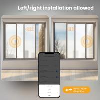 MOES Tuya ZigBee Controlador Automático Para Ventanas Deslizantes Con Apertura Y Cierre Remoto Por App Soporte Alexa Y Google Home Recargable Por Solar - details 12