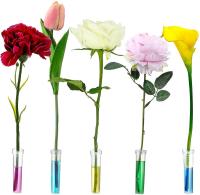 20pcs Tubos De Agua Para Flores De 2.8 Pulgadas Plásticos Con Tapa Florales Para Decoración Y Arreglo Floral - details 6