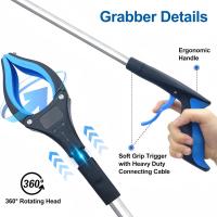 C Claw De Limpieza Portátil Y Doblete Para Exteriores E Interiores Ayuda De Movilidad Para Ancianos Herramienta De Recogida De Basura Con Agarre Extensible De Resorte - details 4