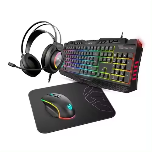 Teclado nox krom kritic rgb rainbow gaming kit pt - nxkromkriticpt - 1