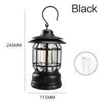 Linterna De Camping LED Portátil Y Versátil Carga Rápida USB Diseño Vintage Ideal Para Emergencias En Hogar Y Tienda - details 6