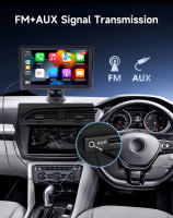 Monitor De Tablero Inalámbrico 7' Con CarPlay Y Android Auto MP5 Multimedia Automotriz WiFi FM Radio Portátil Para Todas Las Marcas De Coches - details 12