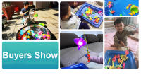 Juego De Pesca Para Niños Con Piscina Inflable Juguetes Acuáticos Para Bebés Varita Magnética Y Pez Deportes Al Aire Libre Rompecabezas Para Niños - details 2