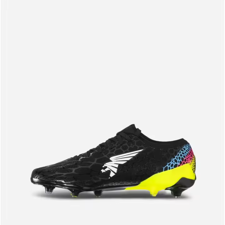 JOMA BOTAS FUTBOL GOL 2401BLACK LEMON FLUOR COLOR NEGRO CON AMARILLO - 1