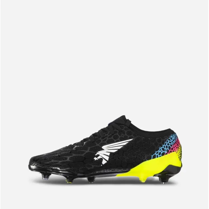 JOMA BOTAS FUTBOL GOL 2401BLACK LEMON FLUOR COLOR NEGRO CON AMARILLO - 1