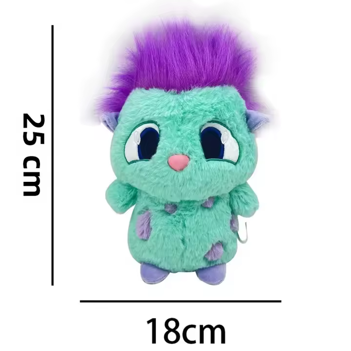 Muñeco De Peluche Bibble Monstruo De La Suerte Peluche Suave Para Niños Almohada De Descanso Para Cumpleaños Y Regalos De Navidad - 1