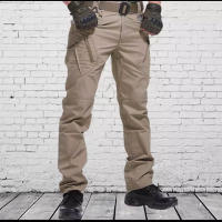 Pantalones Tácticos Ix7 Para Hombre Ultrafinos Impermeables Con Cierre De Cremallera Pantalones De Trabajo Militares Entrenamiento Outdoor Ajustados - details 1