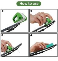 Herramienta De Reparación De Limpiaparabrisas Universal Para Coche Cortador De Láminas De Limpiaparabrisas Restaurador De Goma Accesorios De Coche ABS 4.4cm X 3.7cm - details 3
