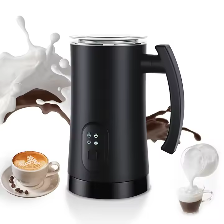 Espumador de leche eléctrico de Maple inoxidable, 4 en 1, 400W, antiadherente, Interior, 350ml - 1