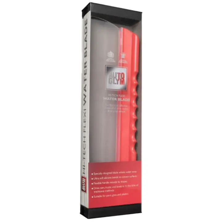 Autoglym Eliminador de Agua High-Tech - Espátula Flexible para Lavado de Coches de Caucho de Silicona Autoglym - Autoglym Hi-Tech flexi blade escurreaguas- Espátula Flexible de Silicona para Secado de Coches, Cristales y Superficies - Autoglym - 1