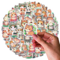 30pcs Pegatinas De Gato Naranja Grande Y Energetico Kawaii Para Decoración De Diarios Tazas Portátiles Y Scrapbooks Estilo Collage - details 2