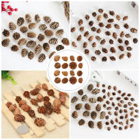 100 Pcs Conos De Pino Miniatura De Madera Para Decoración De Árbol De Navidad Y Props Fotográficos Creativos Artesanía Clásica - details 5