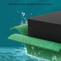 Filtro De Acuario 10cmx10cmx5cm Material De Filtro Nueva Purificación Rápida De Agua Absorción De Impurezas Negro Carbón De Bambú - details 15