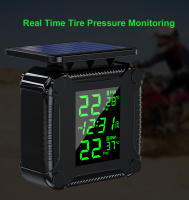 Sistema De Monitoreo De Presión De Neumáticos Para Motocicleta Powstation TPMS Wireless Con Alarma De Temperatura Y Pantalla Colorida Recarga Solar - details 5