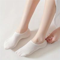 5 Pares De Calcetines Sin Mostrarse Para Mujer Ultra Suaves Y Transpirables Calcetines De Ribete Cómodos De Algodón Orgánico De Bajo Tubo - details 7