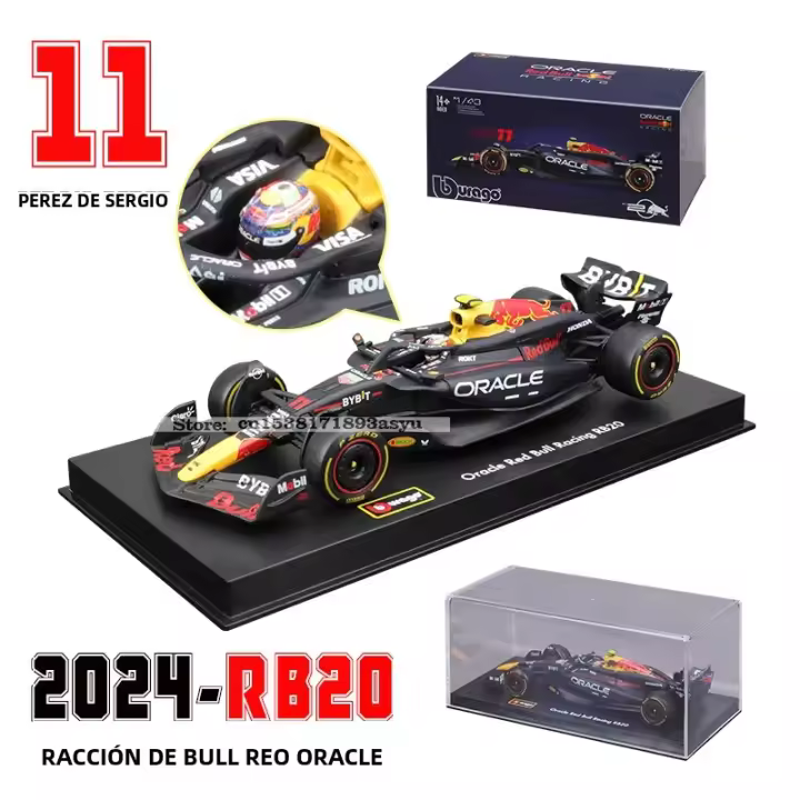 Modelo De Coche De Colección Bburago 1:43 McLaren F1 Team 2023 MCL60 Lando Norris 81 Oscar Piastri Aleación Juguete Serie Colección Regalo - 1