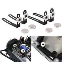 4PCS Carcasa De Coche RC Con Montura De Metal L-Bracket Y Magnet Para 1:10 RC Crawler Axial SCX10 90046 D90 S18 - details 3