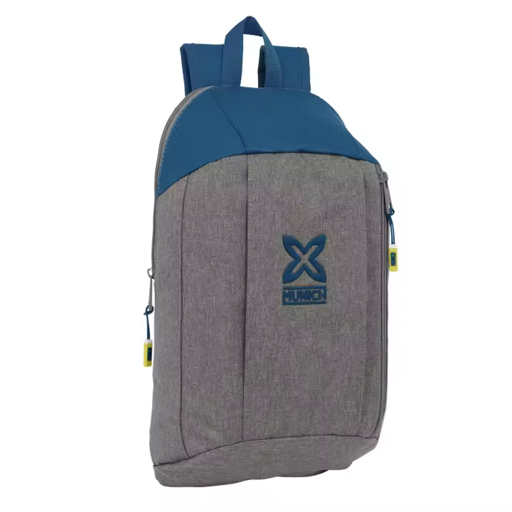 Mochila Casual Munich Street Azul Gris - 1