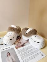 Nuevos Sandalias De Invierno Con Diseño De Dibujos Animados Para Mujer Zapatillas De Playa Con Plataforma Gruesa De 7cm Y Suela De Algodón Zapatillas De Jardín Para Mujer - details 6