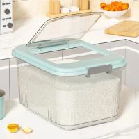 Caja De Almacenamiento De Arroz Grande Dispensador De Granos Jarra De Alimentos Secos Organizador De Cocina Contenedor De Alimentos Para Mascotas - details 10