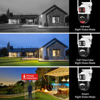 Cámara De Seguridad Exterior ASECAM 12MP 6K Wifi Con Zoom 8X Pantalla Dual Detección De Humanos AI Seguimiento Automático CCTV iCSee - details 10