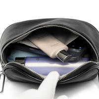 Bolso De Hombro Para Mujer En Cuero Genuino Alta Calidad Cuero De Vaca Bolso De Moda Bolso Mensajero Diseñador De Cierre De Cremallera - details 22