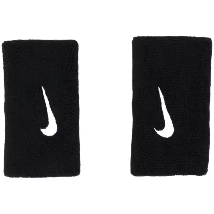 Swosh Doublewide Wristband Para Unisex En Color Negro - 1